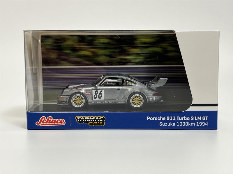 Porsche 911 Turbo S LM GT Suzuka 1000 km 1994 Chase Model 1:64 Tarmac Works T64S00994SU