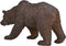 Grizzly Bear Wildlife Animal Toy Figure 11 cm Length Approx Mojo Fun 387216