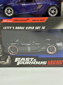 Fast and Furious Twin Set McLaren MP4 12C and Lettys Dodge Viper SRT 10 1:32 Jada 35694