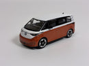 Volkswagen VW ID Buzz Candy White and Energetic Orange RHD 1:64 Mini GT MGT01061R