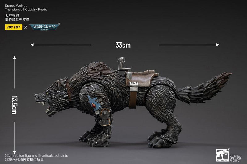 Warhammer 40K Space Wolves Thunderwolf Cavalry Frode 1:18 Joy Toy