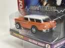 1956 Chevy Nomad Orange X Traction Flame Throwers HO Scale Auto World SC366-2