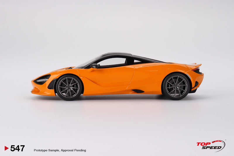 McLaren 750s Mclaren Orange 1:18 Scale TSM TS0547