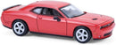 a red toy car with black trim