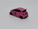 Abarth 595 LB Works Abas Works Pink RHD 1:64 Mini GT MGT00851R