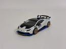 Lamborghini Huracan STO Bianco Asopo LHD 1:64 Scale Mini GT MGT00788L