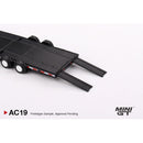 Car Hauler Trailer Type B Black 1:64 Scale Mini GT MGTAC19