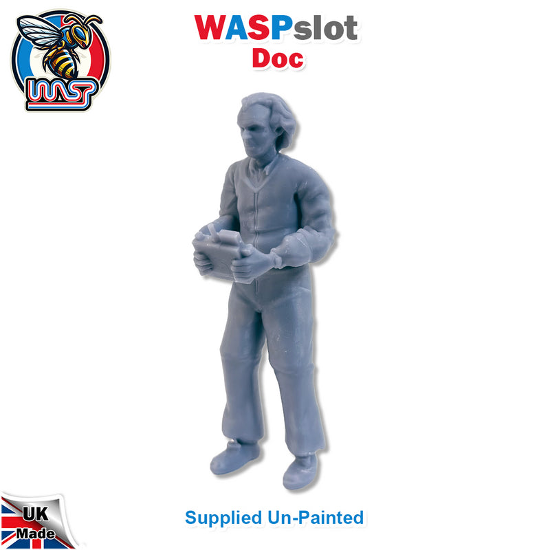 Doc Emmett Brown Back To The Future Unpainted Figure 1:18 Scale Wasp