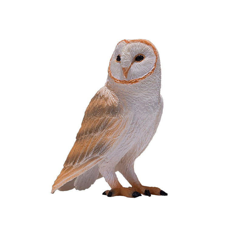 Barn Owl Wildlife Toy Figure 6 cm Height Approx Mojo Fun 381054