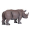 White Rhinoceros Zoo Animal Toy Figure 13 cm Length Approx Mojo Fun 387103