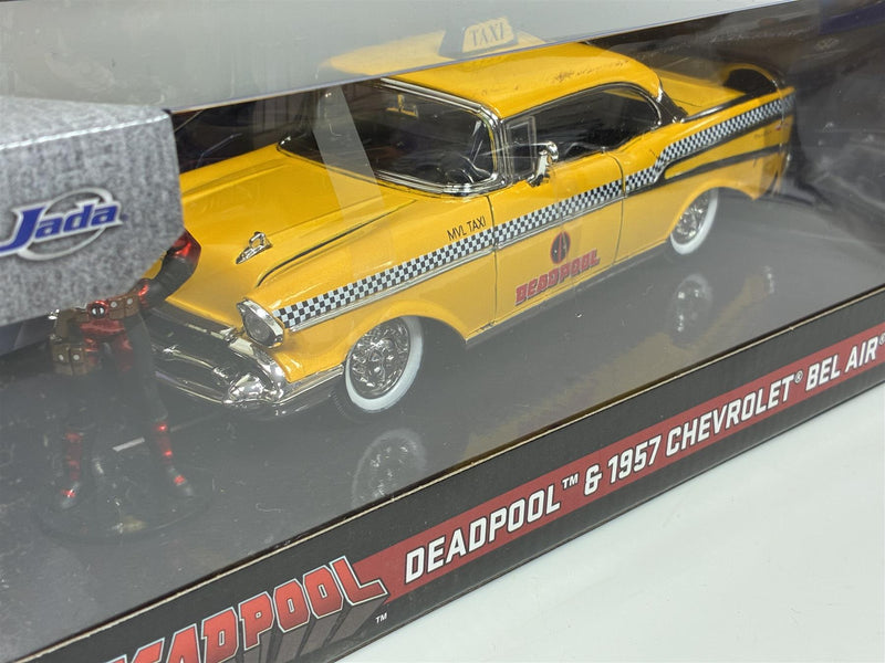Deadpool 1957 Chevrolet Bel Air and Dealpool Figure 1:24 Jada 30290