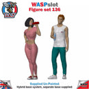 Trackside Unpainted Figures x 2 Scenery Set 136 1:32 Wasp