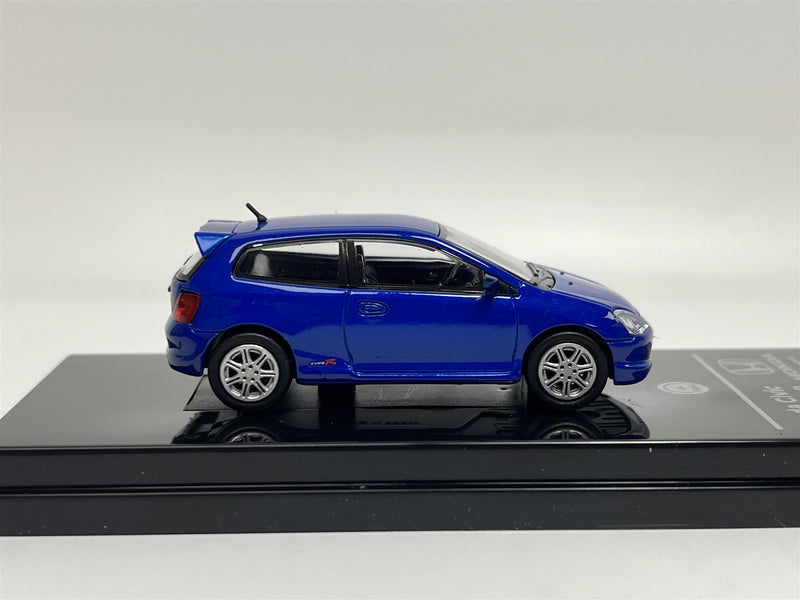 Honda Civic 2001 Type R EP3 Vivid Blue Pearl LHD 1:64 55346