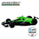 a green and black toy car