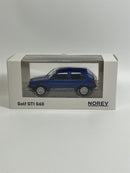 VW Golf GTI G60 1990 Blue Metallic 1:43 Scale Norev 840064