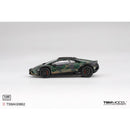 a toy car with camouflage paint