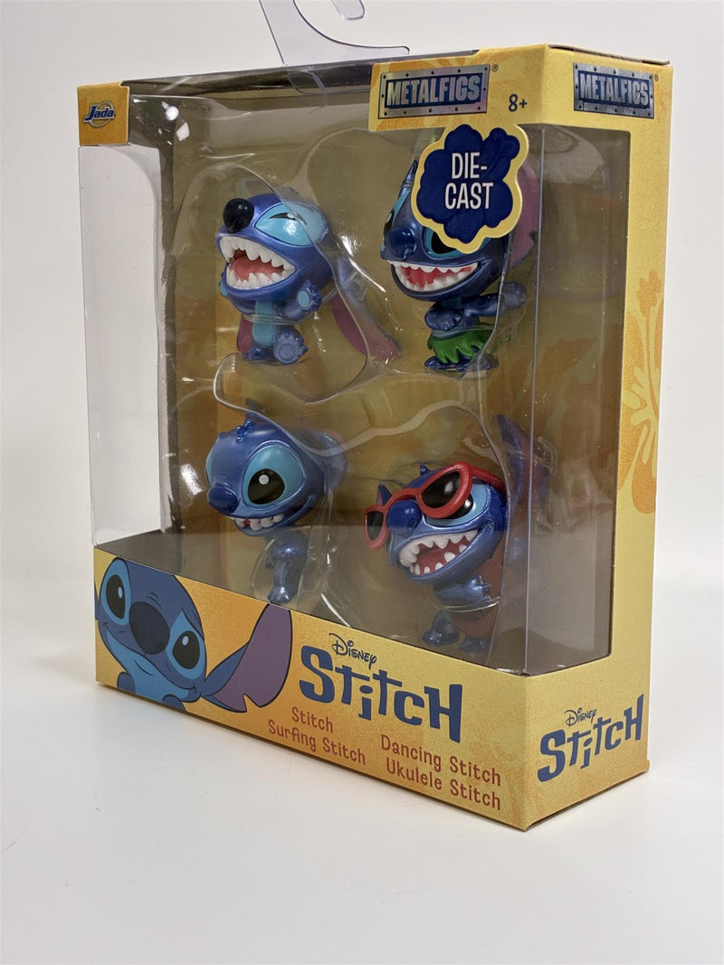 Disney Stitch 4 Figure Set 2.5 Inches Jada 36205