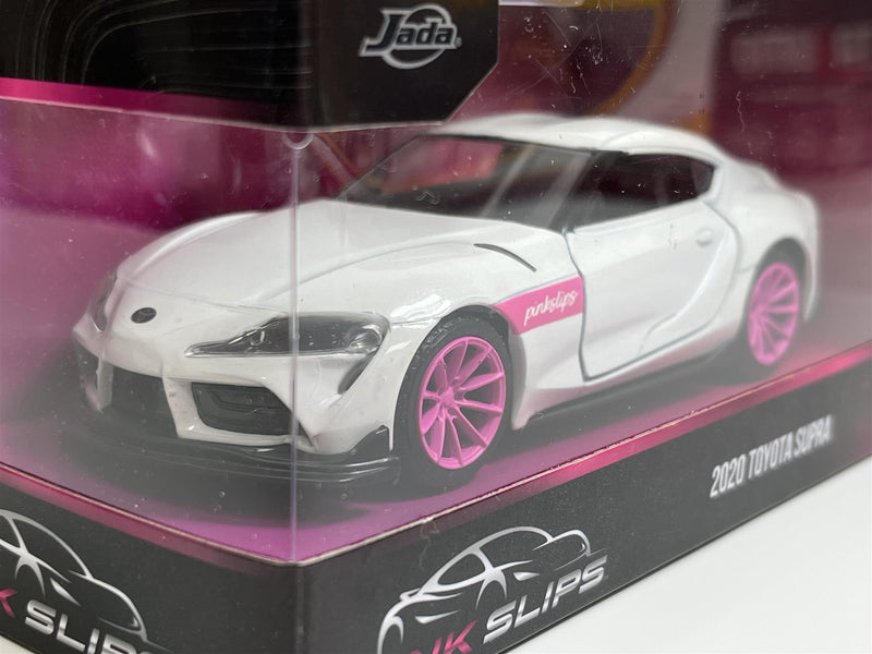 2020 Toyota Supra White 1:32 Scale Pink Slips Jada 253292000 24106