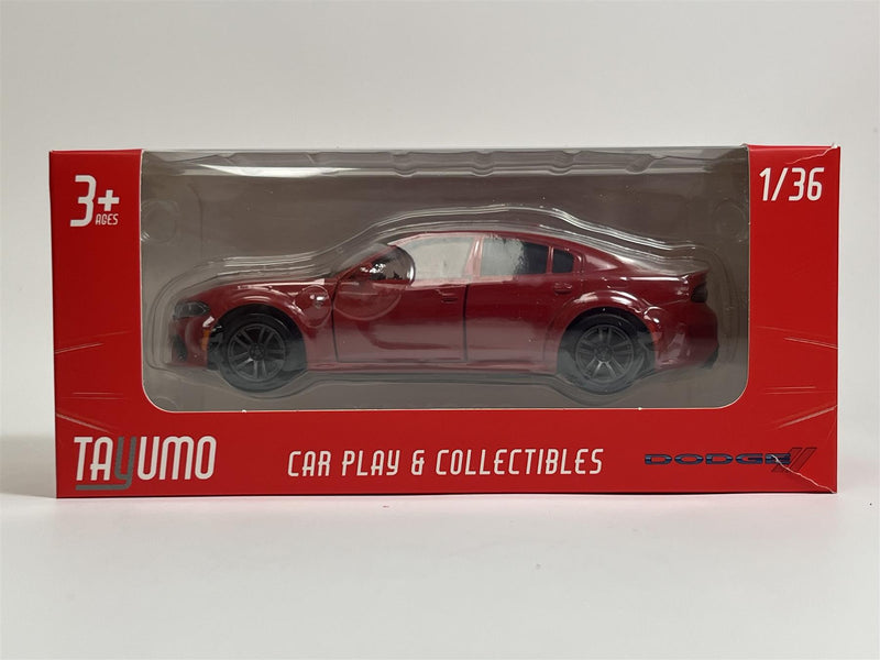 Dodge Charger Red LHD Pull and Go 1:36 Scale Tayumo 36145215