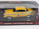 Deadpool 1957 Chevrolet Bel Air and Dealpool Figure 1:24 Jada 30290