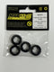 Mitoos M077 Classic Micro Peaks Tyres x 4 - 21 x 6mm New