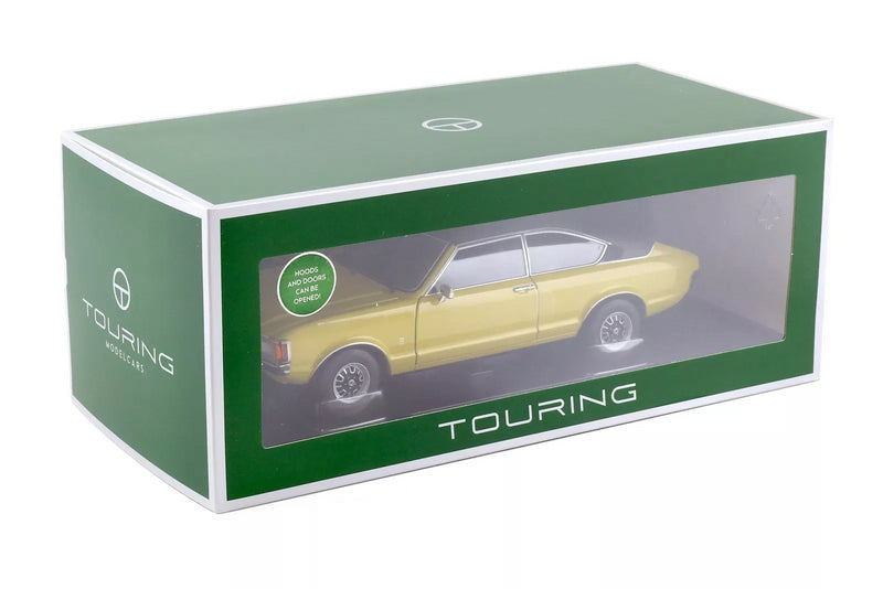 Ford Granada Consul Coupe GT 2.3 Yellow 1:18 Scale Touring Modelcars 18080005