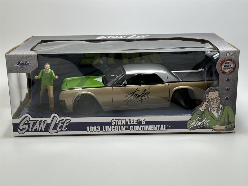 Stan Lee Figure and 1963 Lincoln Continental 1:24 Scale Jada 32778