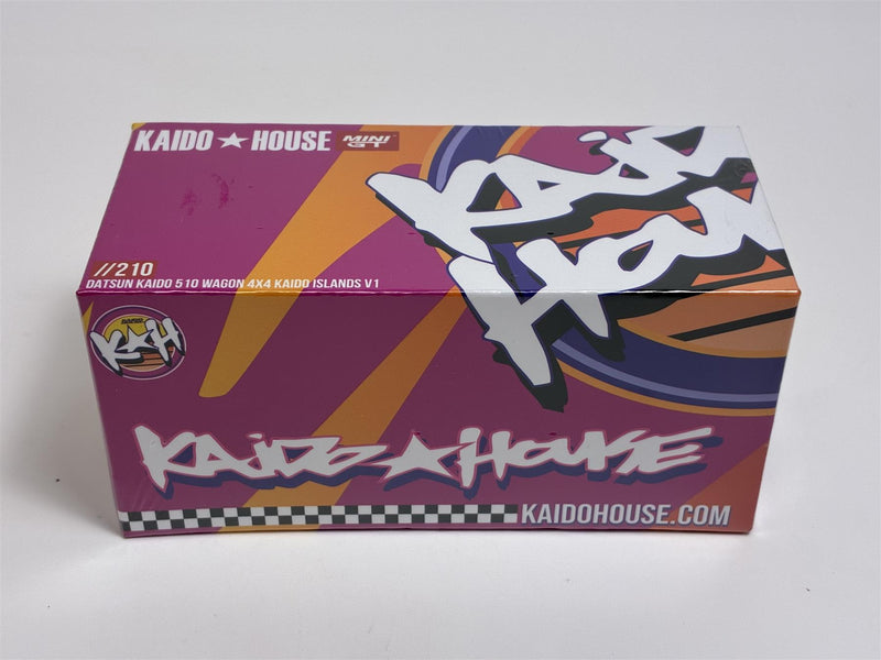 Datsun Kaido 510 Wagon 4x4 Kaido Islands V1 1:64 Scale Mini GT KHMG210