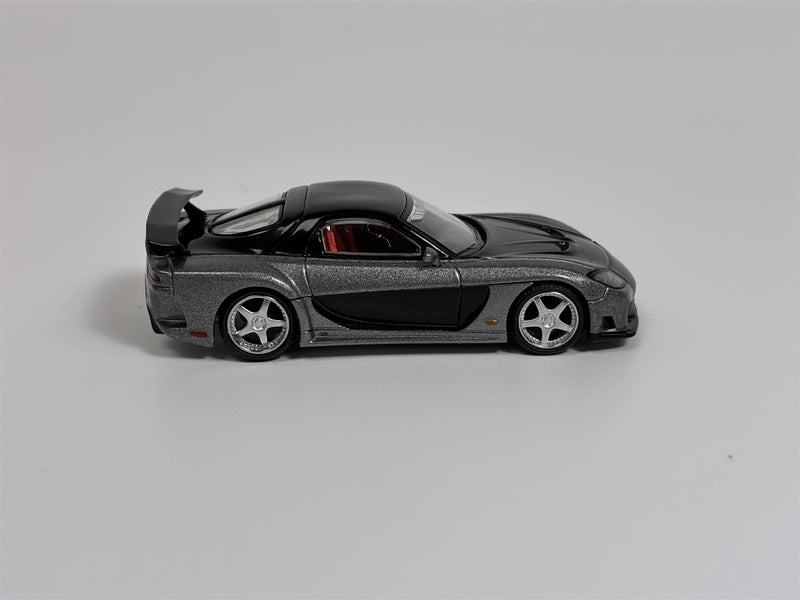 Mazda RX-7 VeilSide Fortune7 Grey LHD 1:64 Scale Mini GT MGT01057L