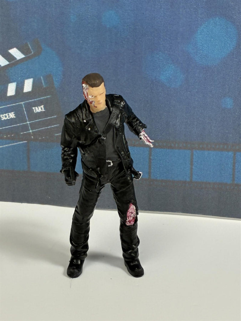 Terminator 2 T-800B 1:43 Scale Painted Figure Cartrix CTPL043