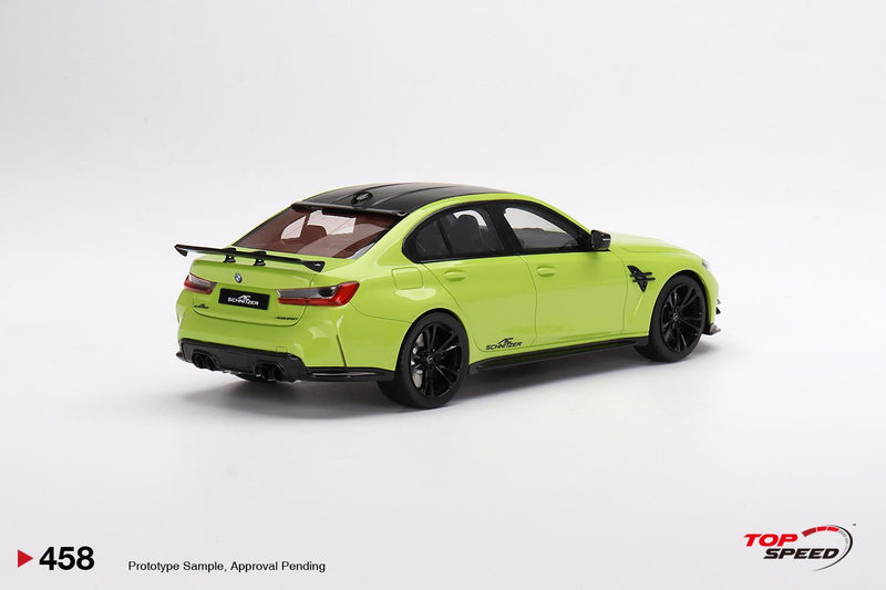 BMW AC Schnitzer M3 Competition G80 Sao Paulo Yellow 1:18 Scale TSM TS0458