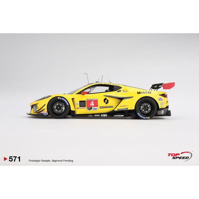 Chevrolet Corvette Z06 GT3.R No.4 2024 IMSA Daytona 24 Hrs 1:18 Scale Topspeed TS0571