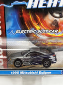 1995 Mitsubishi Eclipse Silver HO Scale Slot Car X Traction Auto World SC378-3