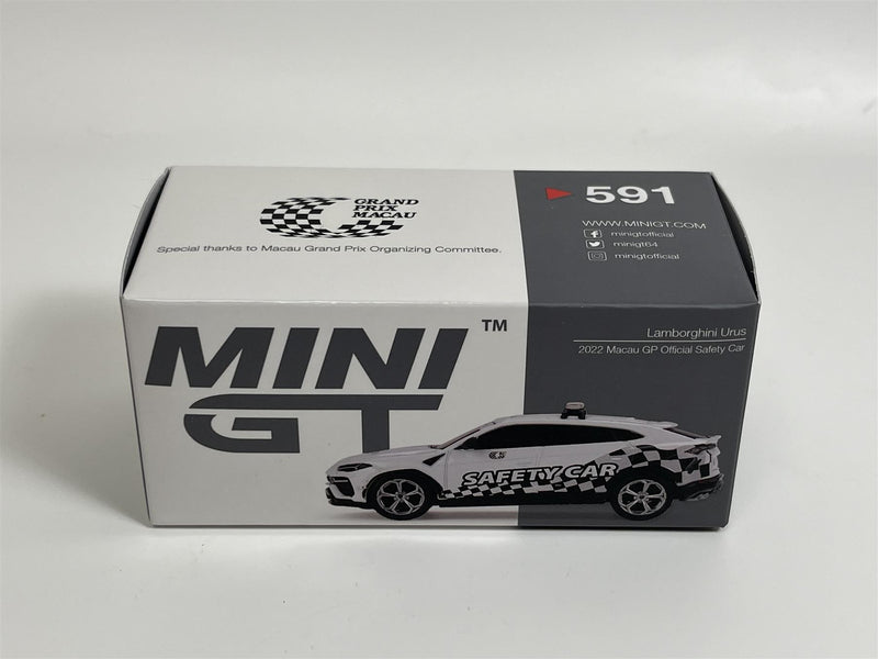 Lamborghini Urus 2022 Macau GP Official Safety Car RHD 1:64 Mini GT MGT00591R