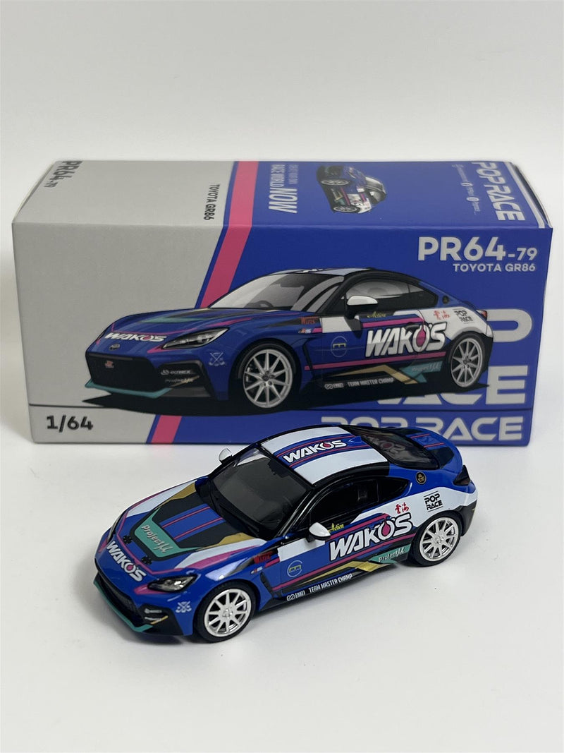 Toyota GR86 TMC Wakos Macau GP 2023 1:64 Scale Pop Race PR640079