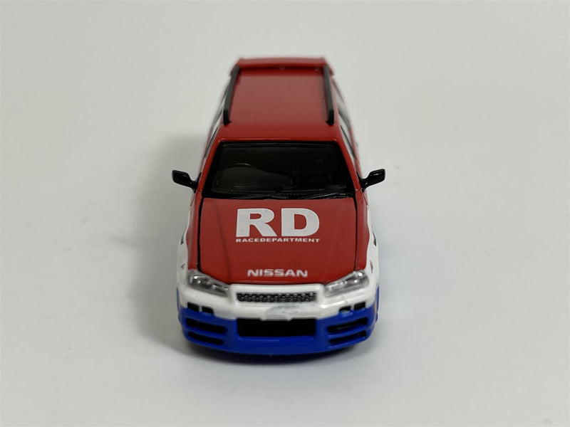 Nissan R34 Stegea RB25 Race Department 1:64 Scale Pop Race PR640001