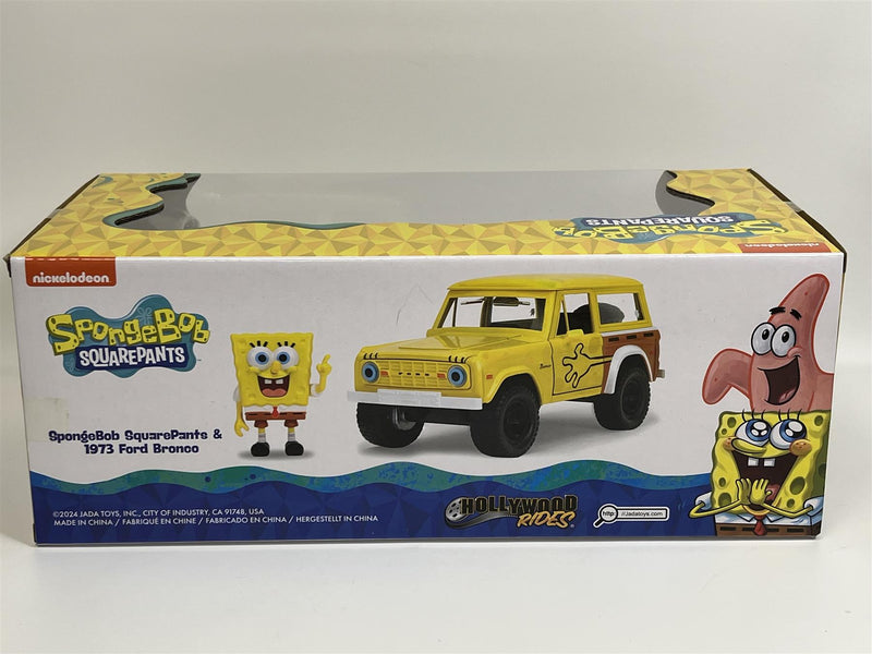 Spongebob Squarepants Figure 1973 Ford Bronco 1:24 Scale Jada 35467