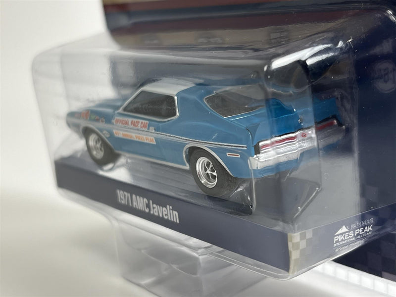 1971 AMC Javelin Pace Car Blue Pikes Peak 1:64 Scale Greenlight 13330C