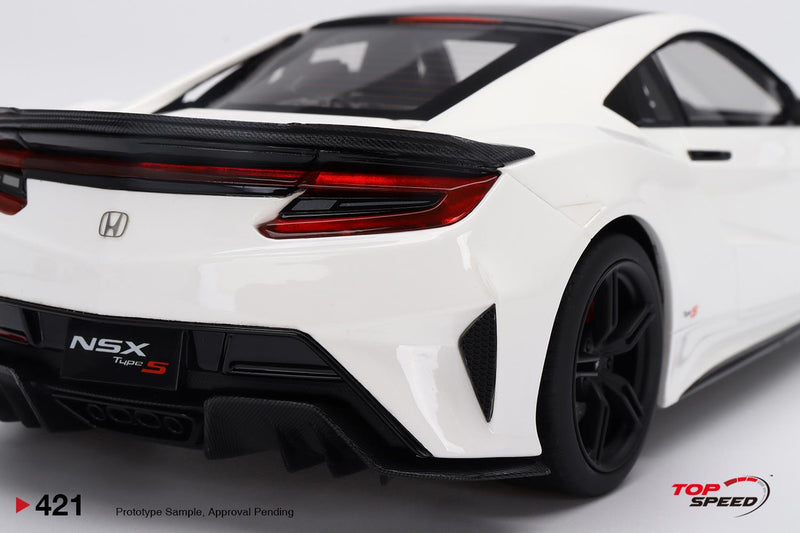 Honda NSX Type S 2022 130R White 1:18 TSM TS0421
