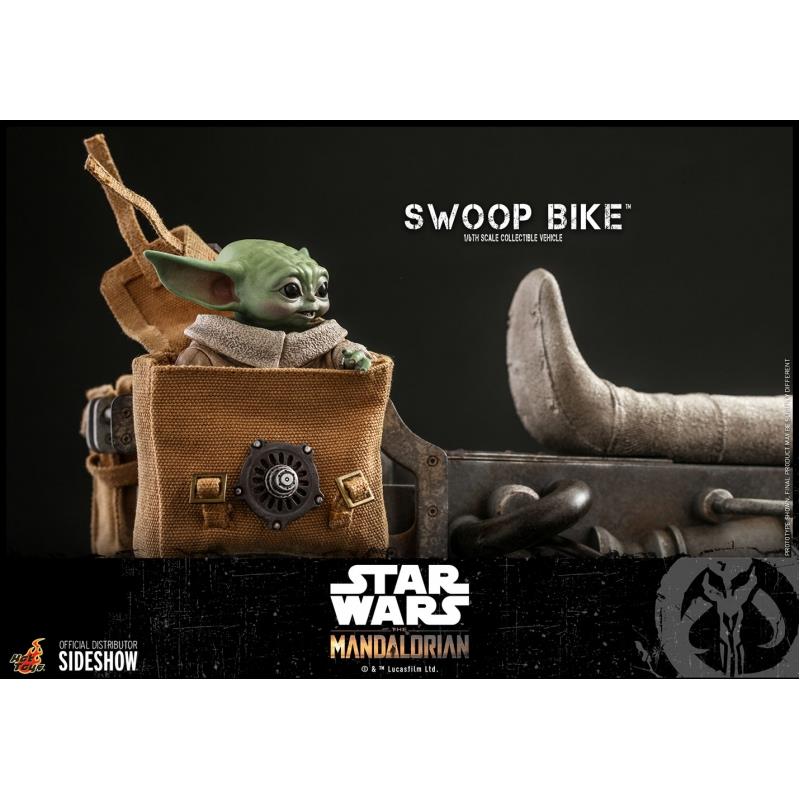 Star Wars The Mandalorian Swoop Bike and Grogu 1:6 Scale Hot Toys 908755