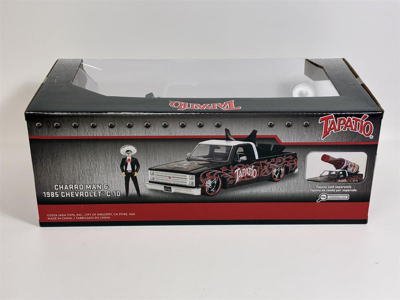 Tapatio Charro Man Figure and 1985 Chevrolet C-10 1:24 Jada 35476