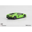 a green toy car on a white background
