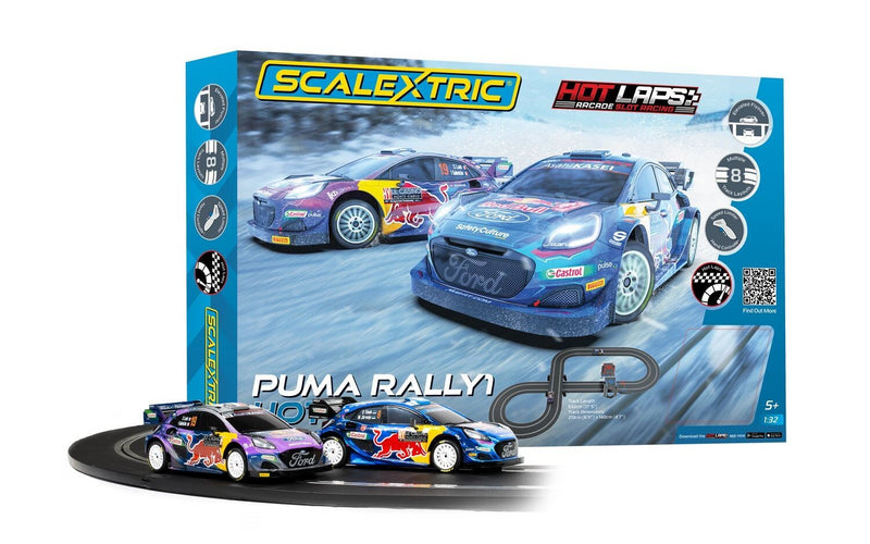 Scalextric Puma WRC Hot Laps Set 1:32 Scale Scalextric C1452M