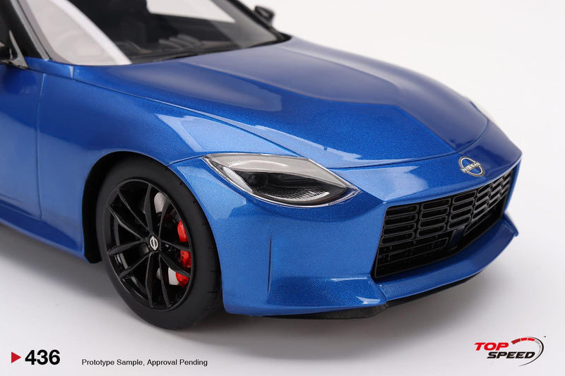 Nissan Fairlady Z Version ST 2023 Seiran Blue RHD 1:18 Scale TSM TS0436