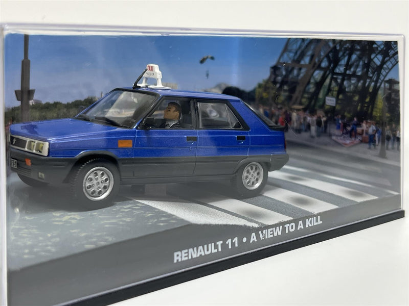 James Bond 007 A View To A Kill Renault 11 Blue 1:43 Eaglemoss VTAK1