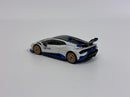 Lamborghini Huracan STO Bianco Asopo LHD 1:64 Scale Mini GT MGT00788L