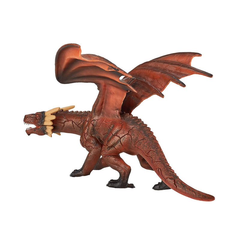 Fire Dragon Fantasy Toy Figure 22 cm Length Approx Mojo Fun 387253