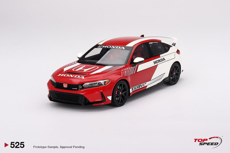 Honda Civic Type R No.1 2023 Pace Car 1:18 Scale TSM TS0525
