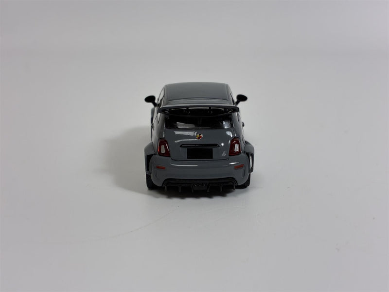 LB-Works Abas Works Abarth 595 Grey LHD 1:64 Mini GT MGT00995L