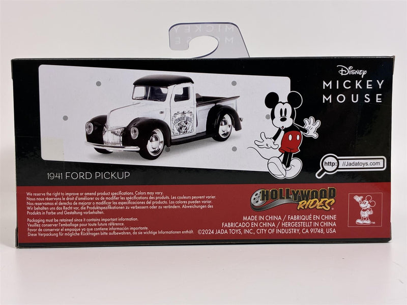 Mickey Mouse Steamboat Willie 1941 Ford Pickup 1:32 Scale Jada 36091